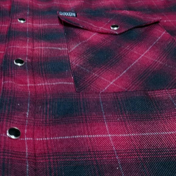DIXXON FLANNEL-  OXBLOOD OG Flannel Shirt - Men's 3XL 2017 Yellow Tag Pre-Pleat - Picture 4 of 4